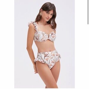 Botanic Retro Flutter Bikini Set- Large